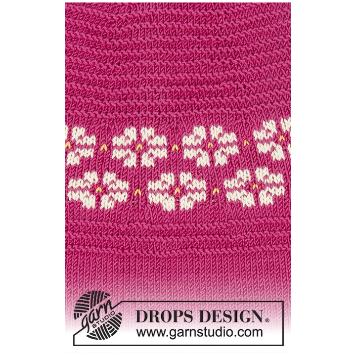Patrón Daisy Delight Cardigan by Drops Design