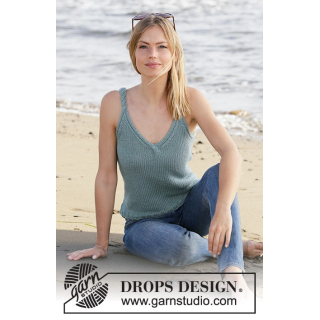 Top de punto seaside spirals